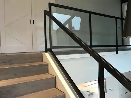 handrail glass stair railing
