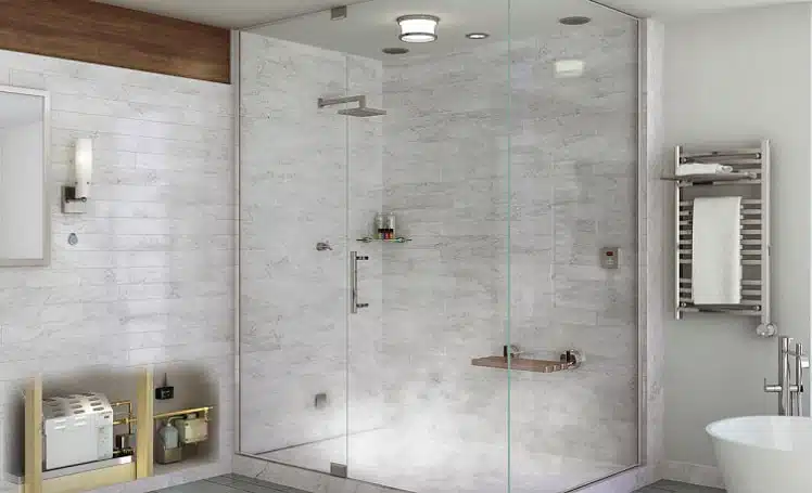 steam shower door