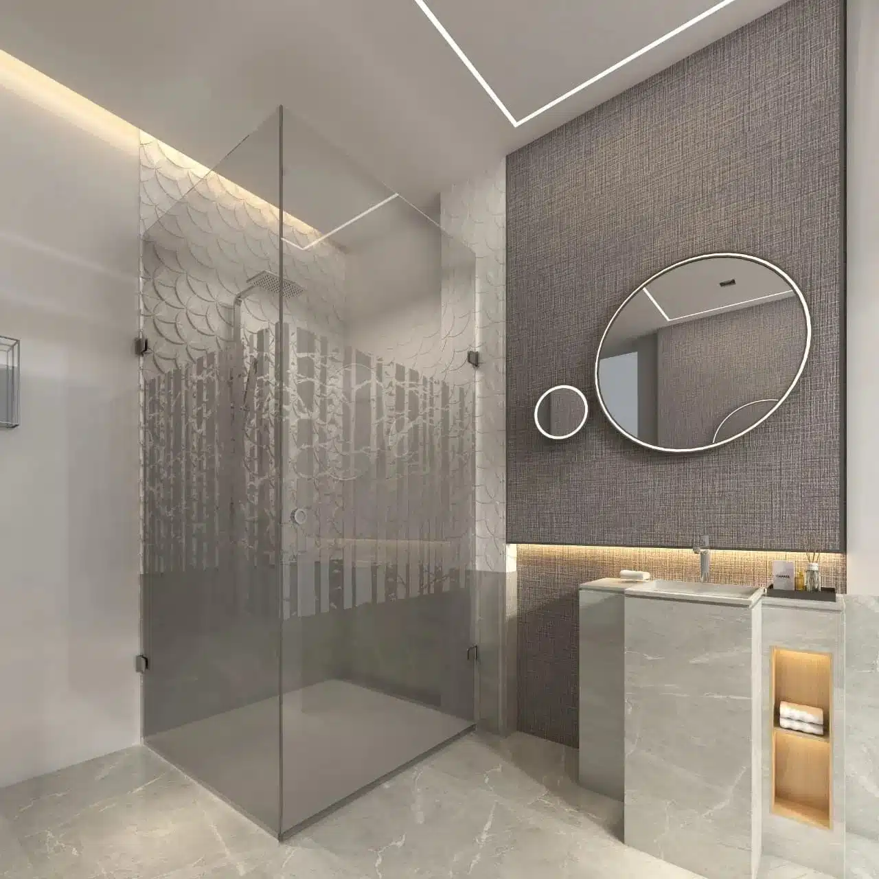 frameless-corner-shower