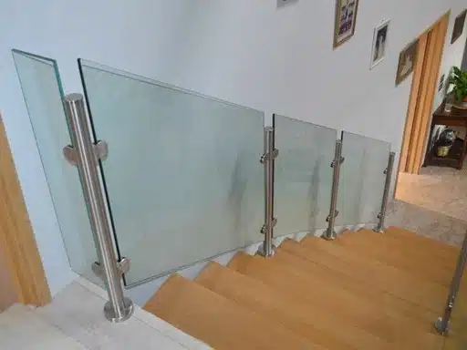 Custom Stair Railing With Posts