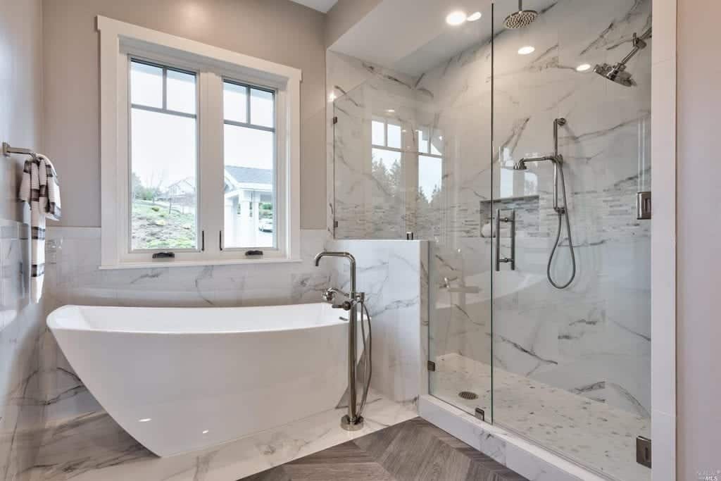 frameless shower enclosure