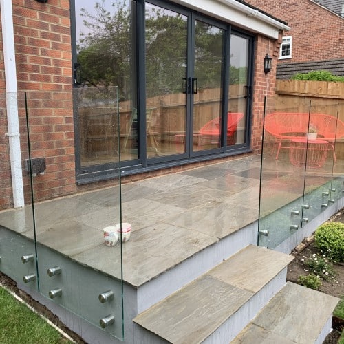 glass railings in Ajax