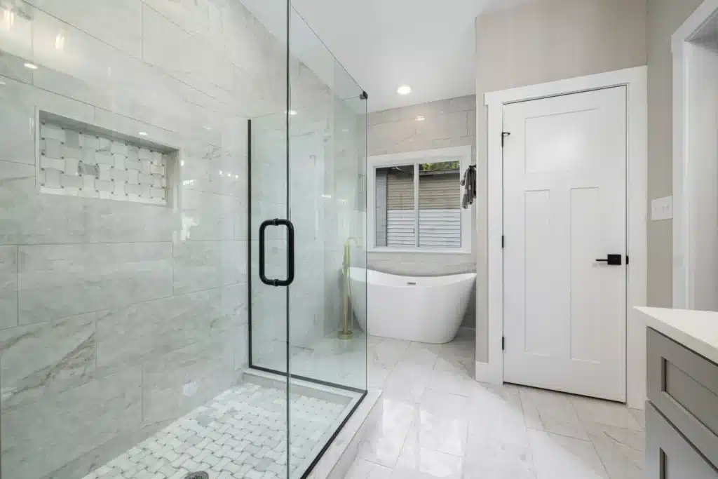 glass shower door Ajax