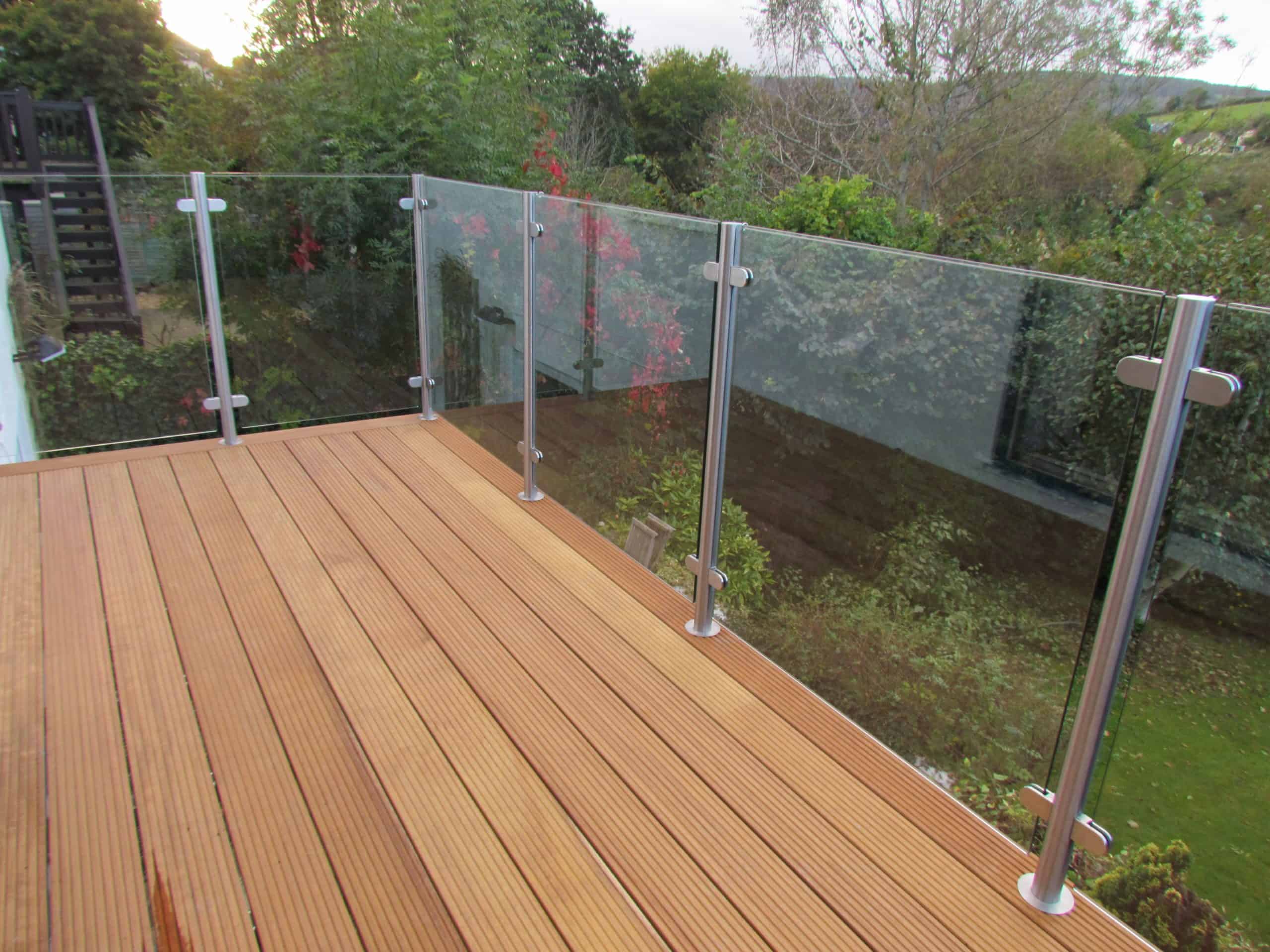 glass deck railing Burlington