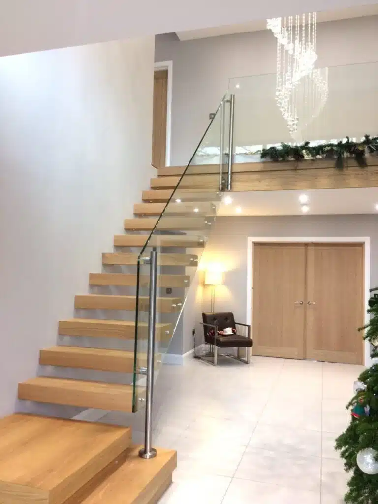 modern glass railing Burlington
