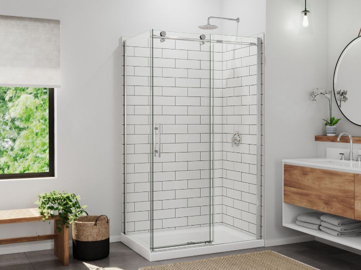 Corner Glass Shower Door