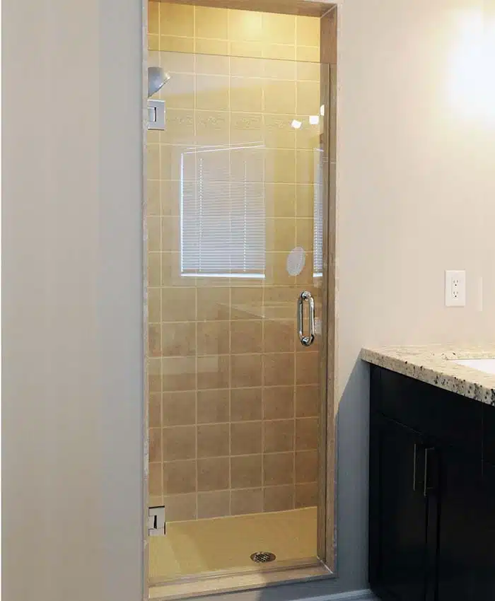 single swing door