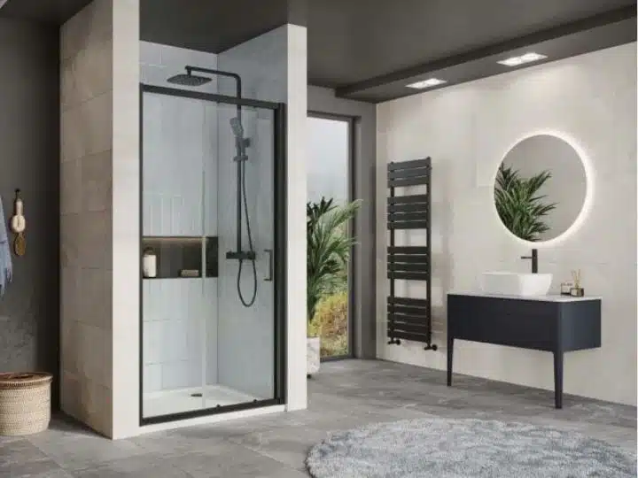 inline shower door