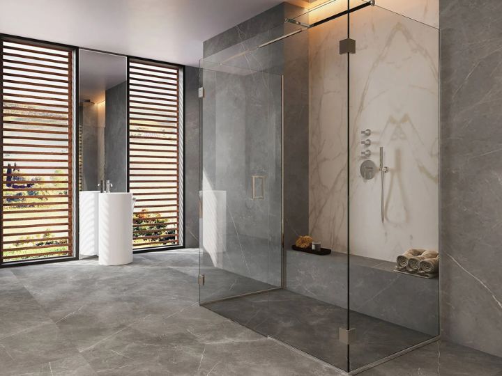 frameless shower door