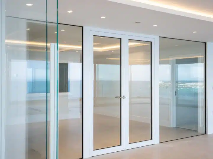 glass door