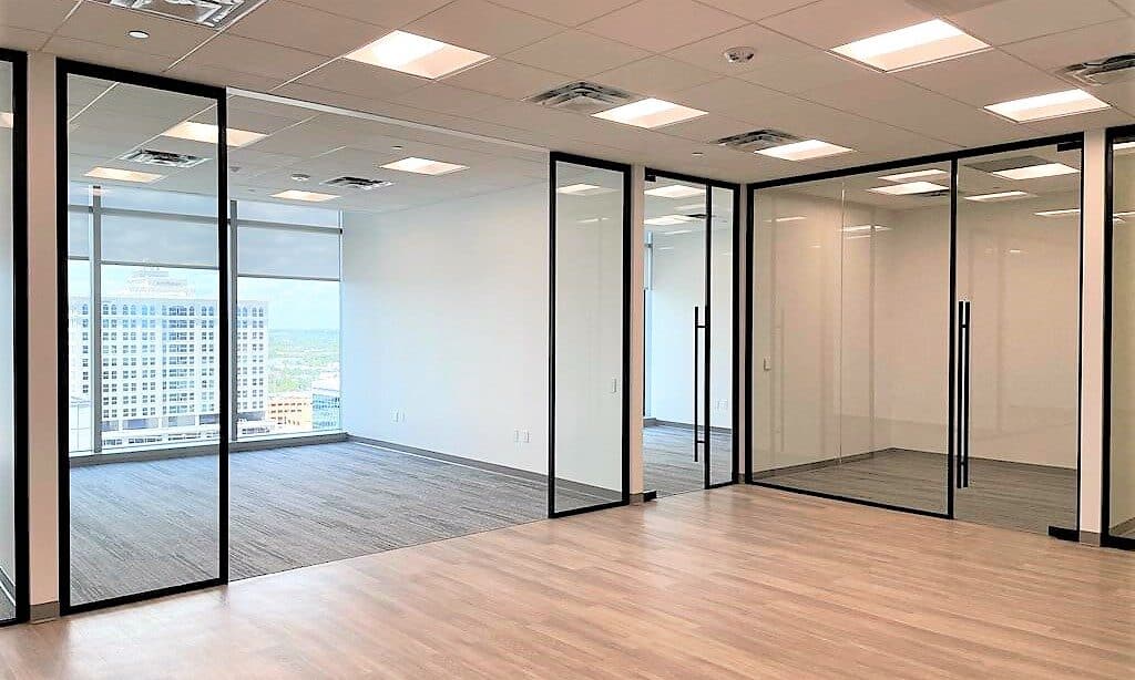 frameless glass walls